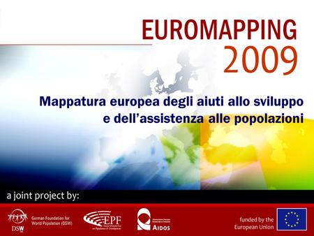 Mappatura europea degli aiuti allo sviluppo