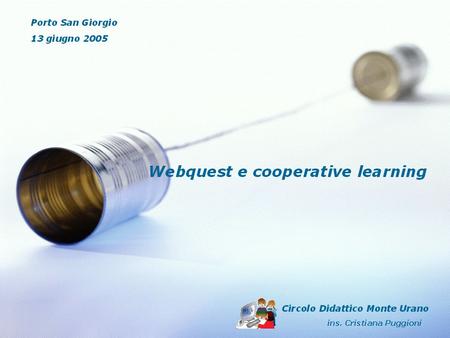 Attività didattica condotta in cooperative learning