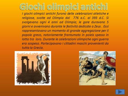 Giochi olimpici antichi
