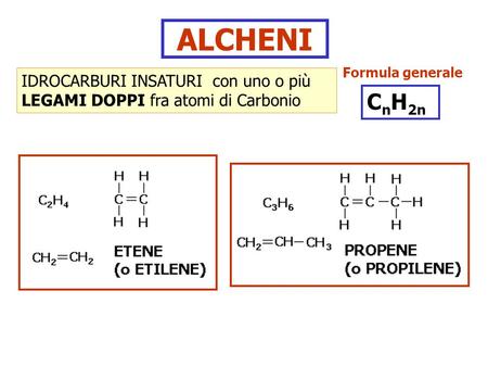 ALCHENI Formula generale