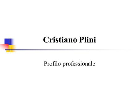 Profilo professionale