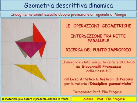 Geometria descrittiva dinamica