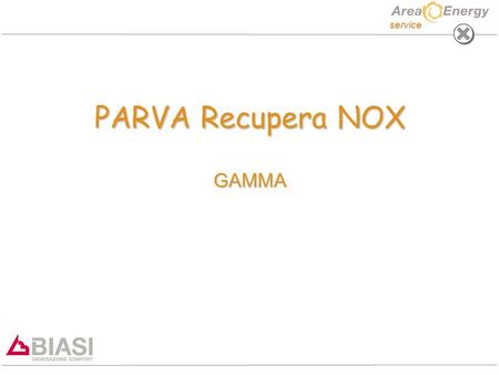 PARVA Recupera NOX GAMMA