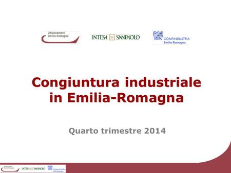 Congiuntura industriale in Emilia-Romagna