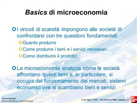 Basics di microeconomia