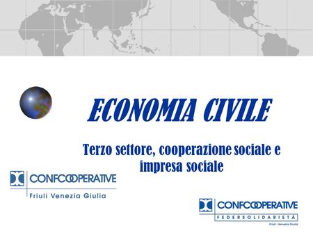 Terzo settore, cooperazione sociale e impresa sociale