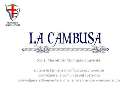 Social Market del Municipio 9 Levante
