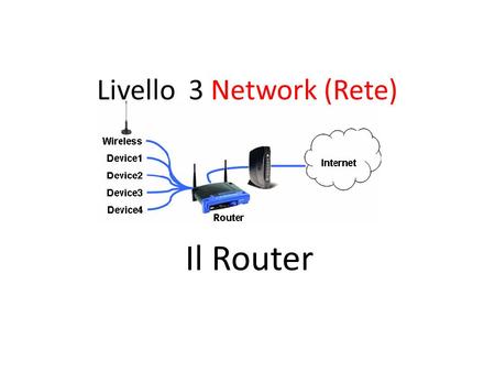 Livello 3 Network (Rete)