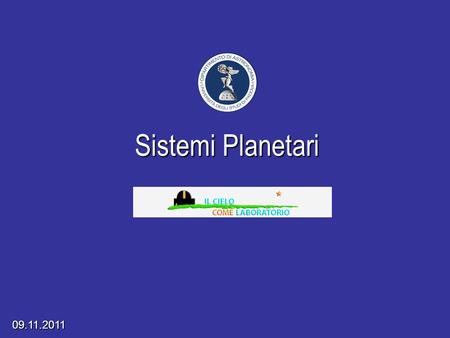 Sistemi Planetari Progetto Educativo 2008/