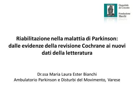 Ambulatorio Parkinson e Disturbi del Movimento, Varese
