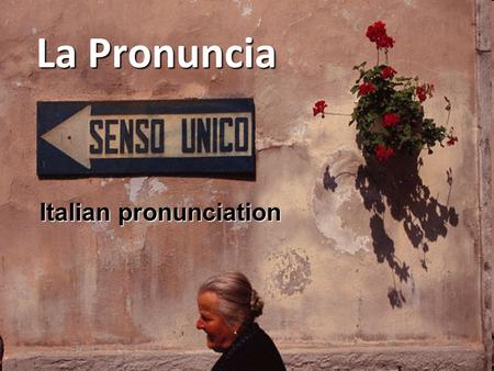 Italian pronunciation