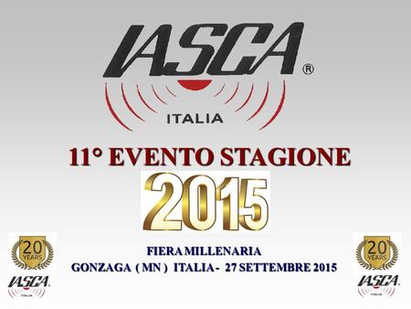 FIERA MILLENARIA GONZAGA ( MN ) ITALIA - 27 SETTEMBRE 2015 11° EVENTO STAGIONE.