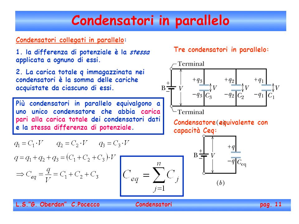 condensatori in parallelo 5