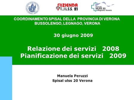 Manuela Peruzzi Spisal ulss 20 Verona
