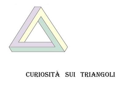 Curiosità   sui   triangoli