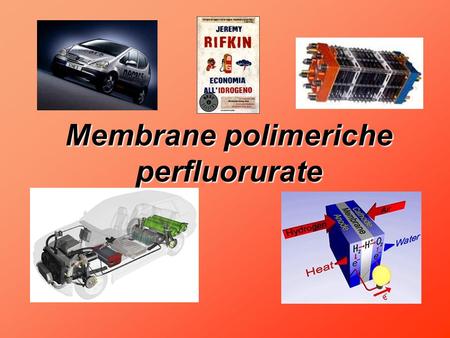 Membrane polimeriche perfluorurate