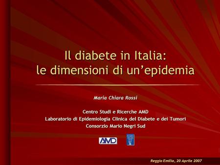 Il diabete in Italia: le dimensioni di un’epidemia