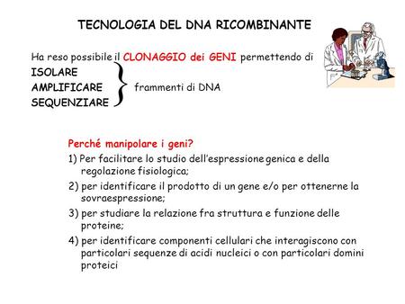  TECNOLOGIA DEL DNA RICOMBINANTE