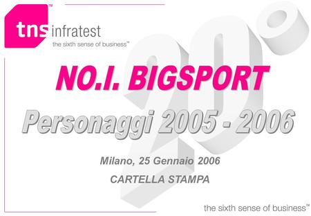 Milano, 25 Gennaio 2006 CARTELLA STAMPA. 2. TOP TEN 2006 - NOTORIETA Personaggio Notorietà (%) 1.MICHAEL SCHUMACHER 91.5 2.VALENTINO ROSSI 3.FRANCESCO.