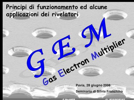 Gas Electron Multiplier