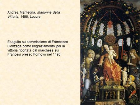 Andrea Mantegna, Madonna della Vittoria, 1496, Louvre