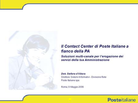 Il Contact Center di Poste Italiane a fianco della PA