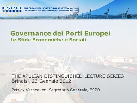 Governance dei Porti Europei Le Sfide Economiche e Sociali