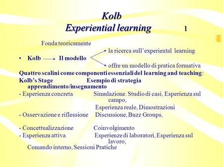 Kolb Experiential learning 1