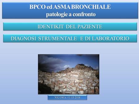 BPCO ed ASMA BRONCHIALE