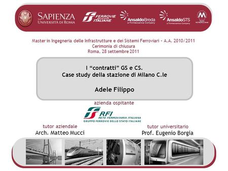 Case study della stazione di Milano C.le
