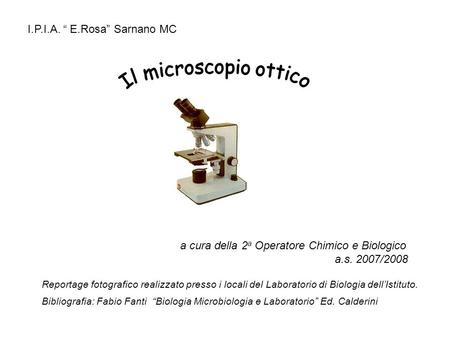 I.P.I.A. “ E.Rosa” Sarnano MC