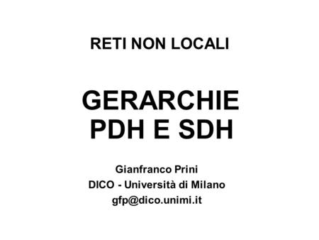 DICO - Università di Milano