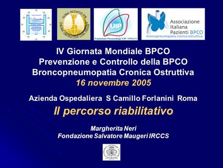 Il percorso riabilitativo Fondazione Salvatore Maugeri IRCCS