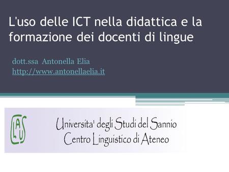 L'uso delle ICT nella didattica e la formazione dei docenti di lingue