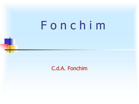 F o n c h i m C.d.A. Fonchim.