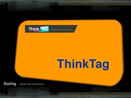ThinkTag. Metadati standard Web 2.0 Ambiente di condivisione della conoscenza ThinkTag …