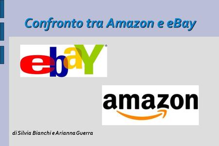Confronto tra Amazon e eBay