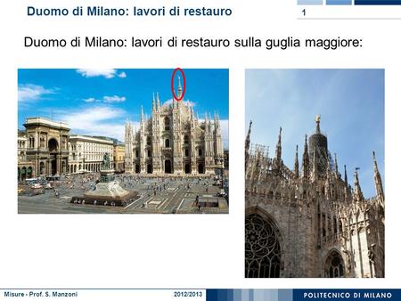 Duomo di Milano: lavori di restauro