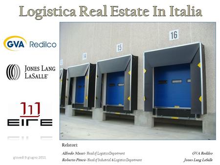 Logistica Real Estate In Italia