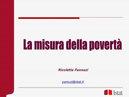 La misura della povertà
