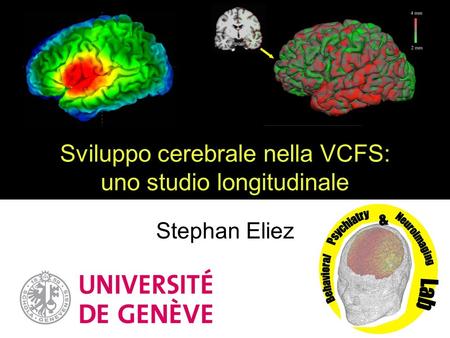 Sviluppo cerebrale nella VCFS: uno studio longitudinale