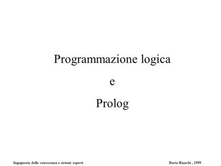 Programmazione logica