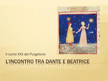 L’incontro tra Dante e Beatrice