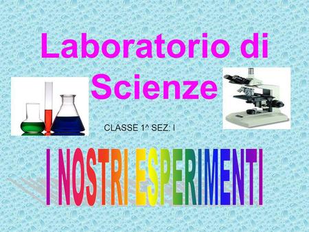 Laboratorio di Scienze
