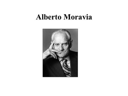 Alberto Moravia.