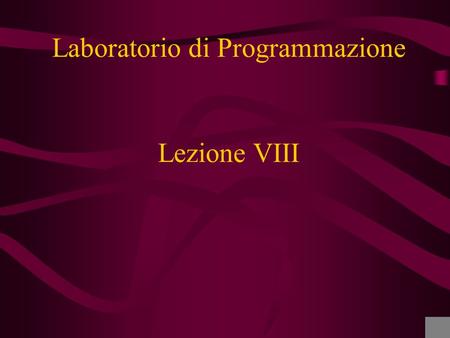 Lezione VIII Laboratorio di Programmazione. Streams formattati In C è sfruttata linformazione riguardo al tipo di un certo dato per impostare la formattazione.