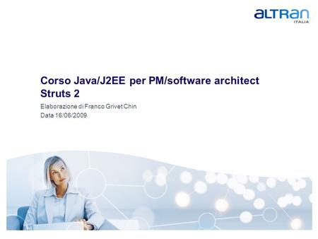 Corso Java/J2EE per PM/software architect Struts 2