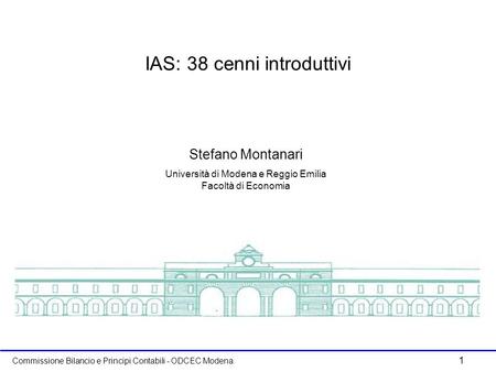 IAS: 38 cenni introduttivi