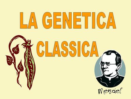 LA GENETICA CLASSICA.