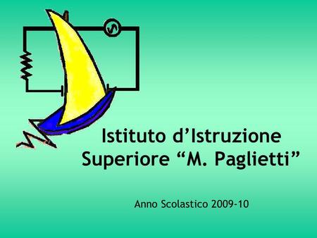 Istituto dIstruzione Superiore M. Paglietti Anno Scolastico 2009-10.